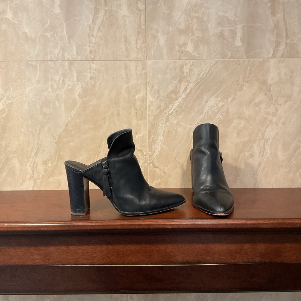 Rebecca Minkoff Black Heeled Boots/Mules, Size 9M